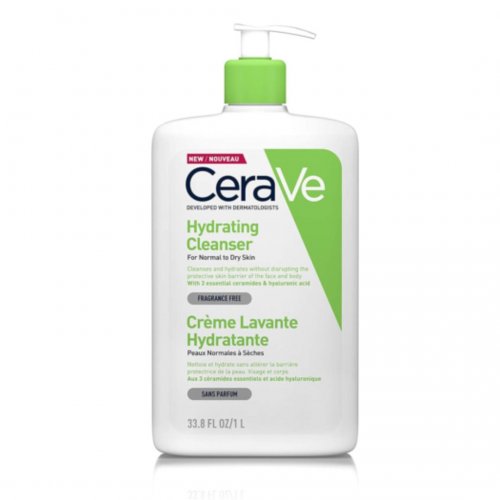 Cerave Hydrating Cleanser Κρέμα Καθαρισμού για Κανονικό εώς Ξηρό Δέρμα, 1L